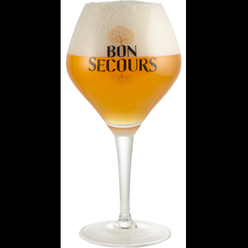 Brasserie Caulier Bon Secours Voetglas