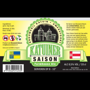 Katuiner Saison Farmhouse Ale