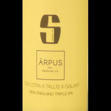 Arpus & Salikatt DDH Citra X Talus X Galaxy New England Triple IPA