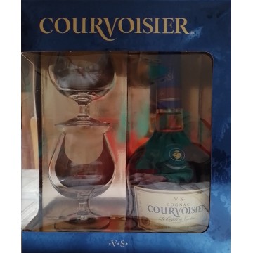 Courvoisier VS Geschenkverpakking met 2 Glazen