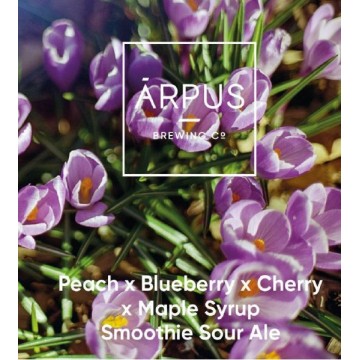 Arpus Brewing Co. Peach x Blueberry x Cherry x Maple Syrup Smoothie Sour Ale