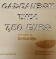 cadeauplankje 7,50 euro