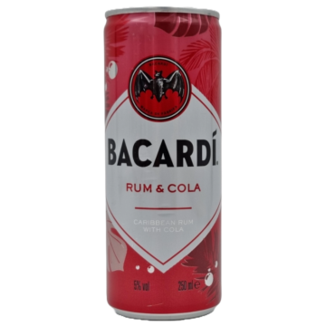 Bacardi Rum & Cola Blik