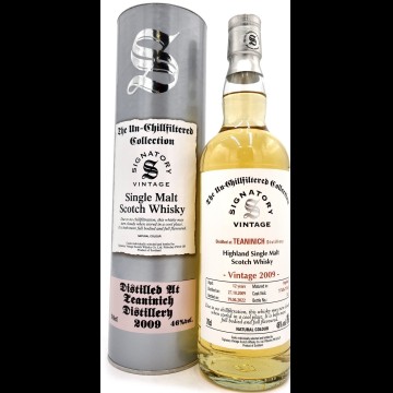 Signatory Un-Chillfiltered Teaninich 12Y Vintage 2009