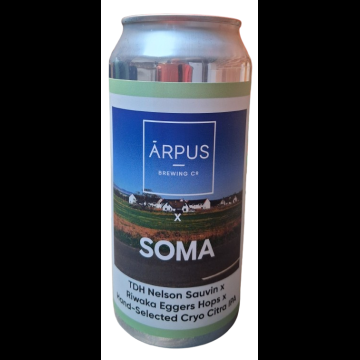 Arpus Brewing collab Soma: TDH Nelson Sauvin x Riwaka Eggers Hops x Hand-Selected Cryo Citra IPA