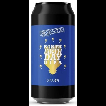 Neon Raptor Brewing CO. Ninth Birthday DIPA