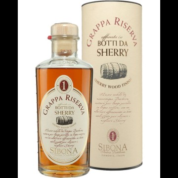 Sibona Grappa Riserva Sherry Wood Finish