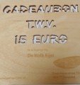 cadeauplankje 15 euro