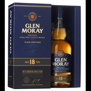 Glen Moray 18 Years Old Elgin Heritage