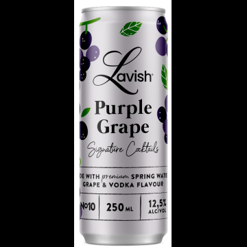 Lavish Purple Grape Signature Cocktail