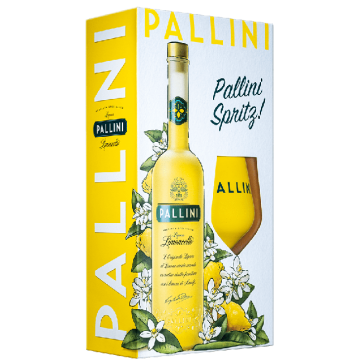 Pallini Limoncello Spritz Glass Giftpack