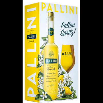 Pallini Limoncello Spritz Glass Giftpack
