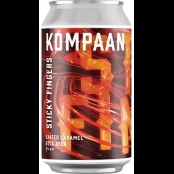 Kompaan Sticky Fingers Salted Caramel Bock Beer