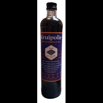 Kruipolie Drop Met Een Korreltje Zout