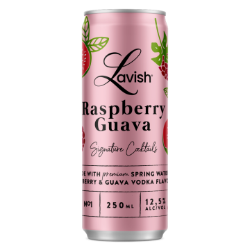 Lavish Raspberry Guava Signature Cocktail