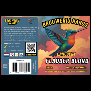 Brouwerij Haros Fladder Blond